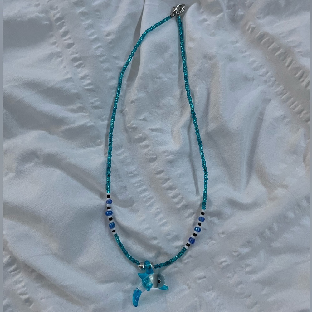 Blue Dolphin Necklace